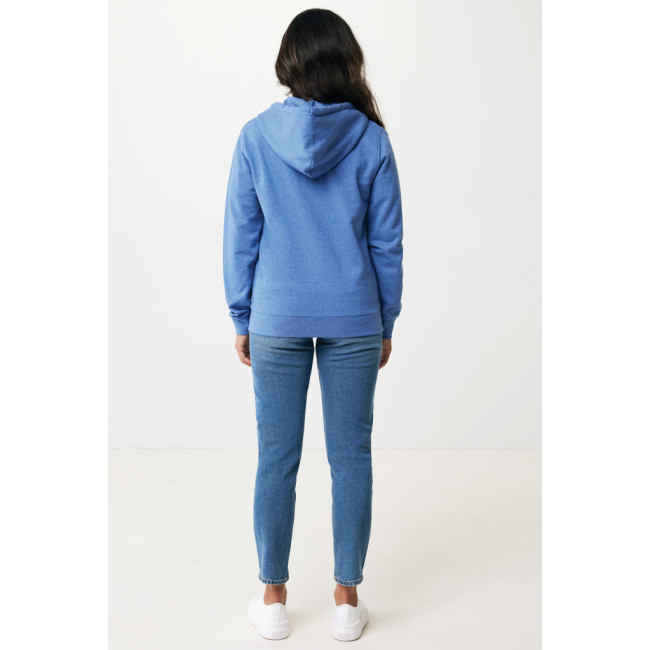Sweat à capuche zippé en coton recyclé Iqoniq Abisko 