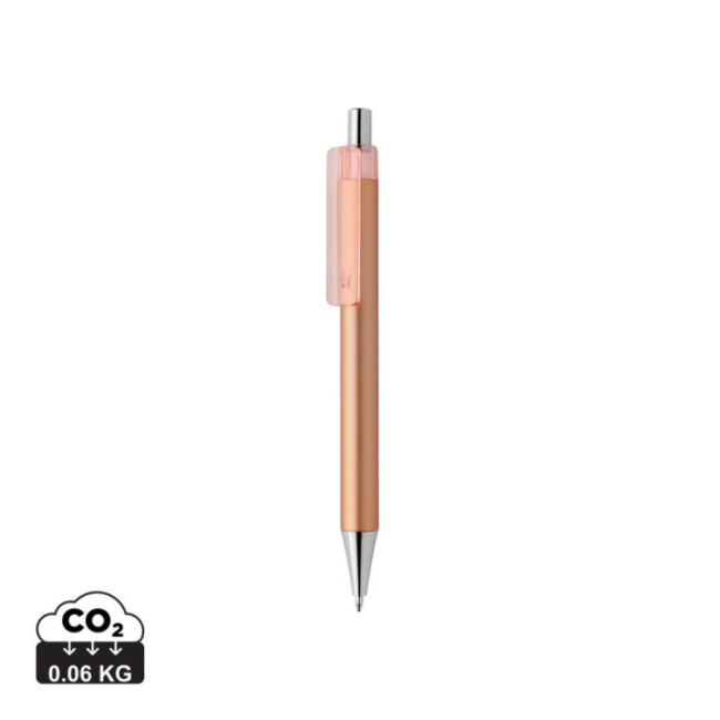 Stylo personnalisé X8 finition métallique 