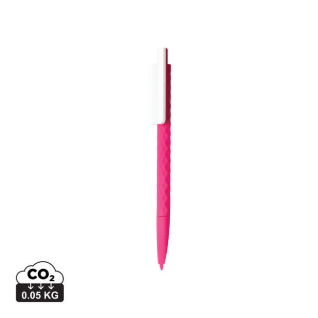 Stylo personnalisé finition gomme X3 