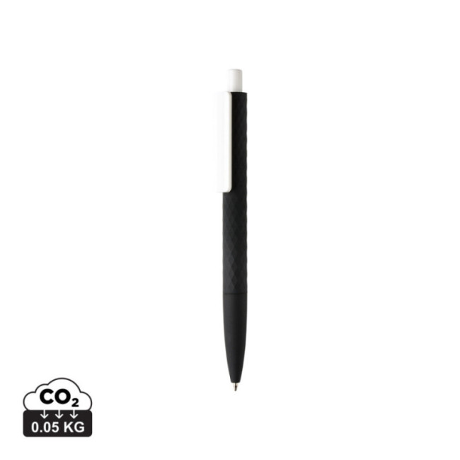 Stylo personnalisé finition gomme X3 