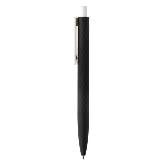 Stylo personnalisé finition gomme X3 