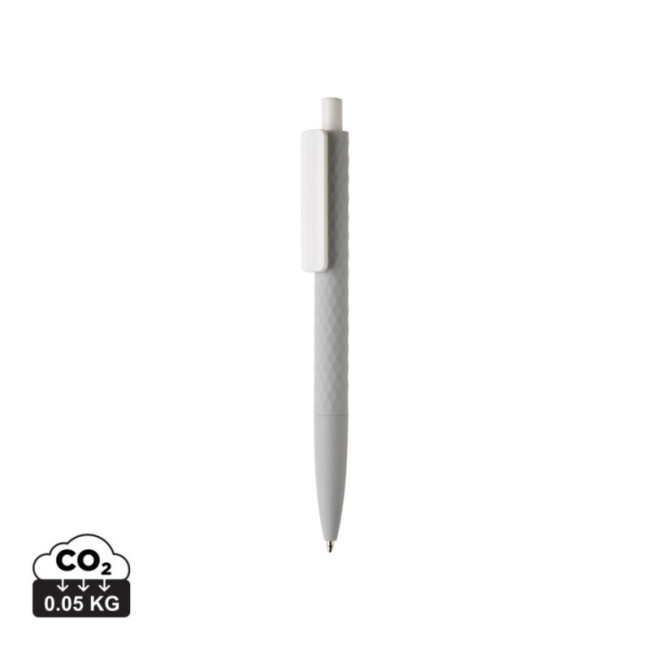 Stylo personnalisé finition gomme X3 