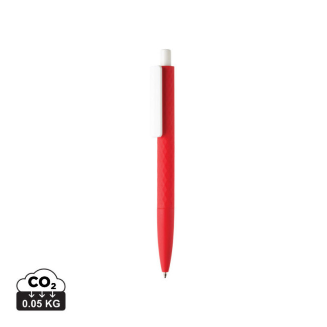 Stylo personnalisé finition gomme X3 