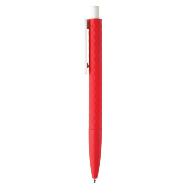 Stylo personnalisé finition gomme X3 