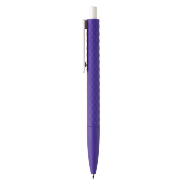 Stylo personnalisé finition gomme X3 