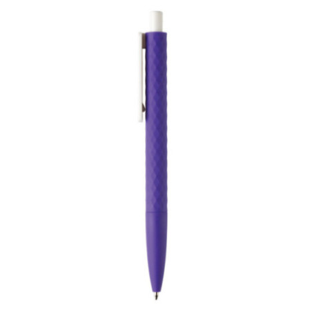 Stylo personnalisé finition gomme X3 