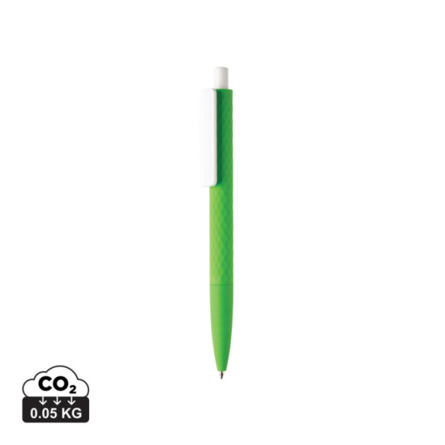 Stylo personnalisé finition gomme X3 