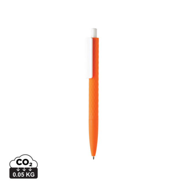 Stylo personnalisé finition gomme X3 