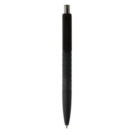 Stylo personnalisé finition gomme noire X3 