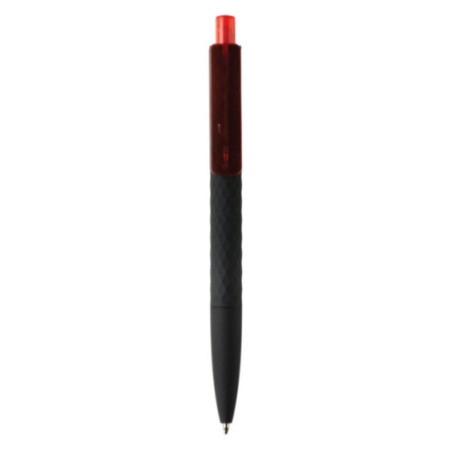 Stylo personnalisé finition gomme noire X3 