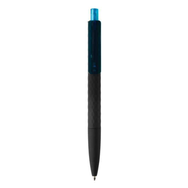 Stylo personnalisé finition gomme noire X3 