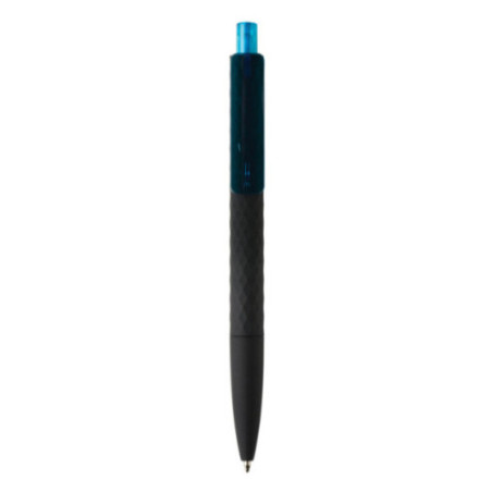 Stylo personnalisé finition gomme noire X3 