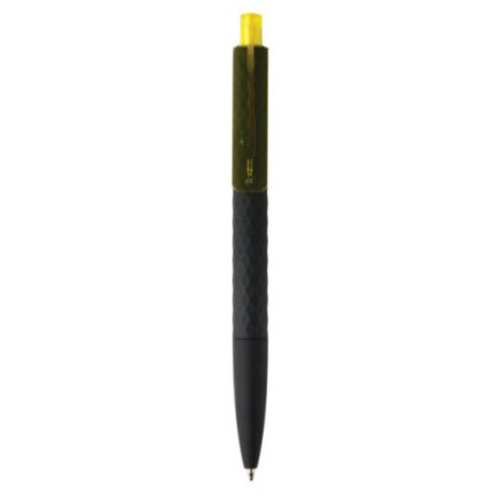 Stylo personnalisé finition gomme noire X3 