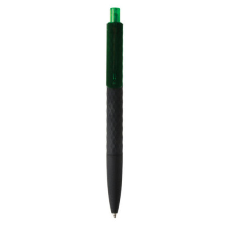 Stylo personnalisé finition gomme noire X3 