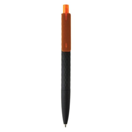Stylo personnalisé finition gomme noire X3 