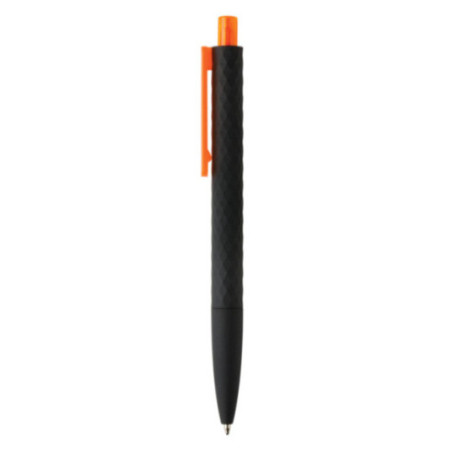 Stylo personnalisé finition gomme noire X3 