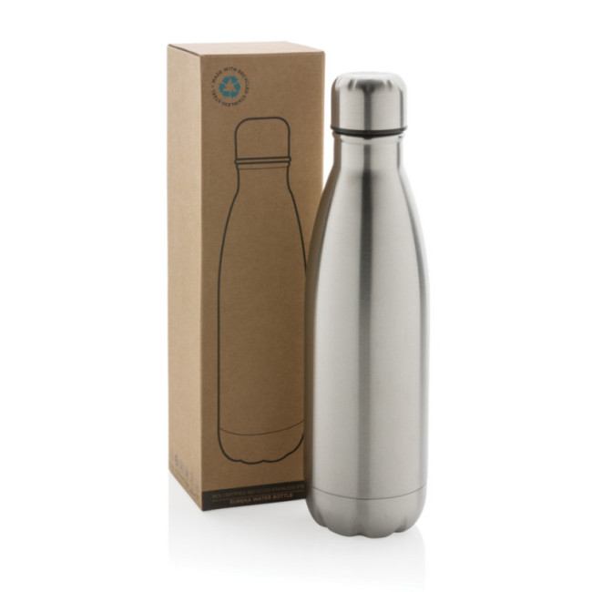 Bouteille personnalisée en inox recyclé Eureka 500 ml 