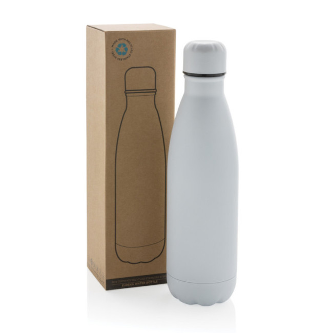 Bouteille personnalisée en inox recyclé Eureka 500 ml 