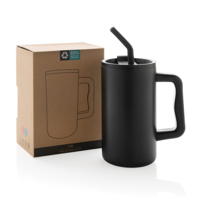Mug Cube en Acier recyclé 800 ml 