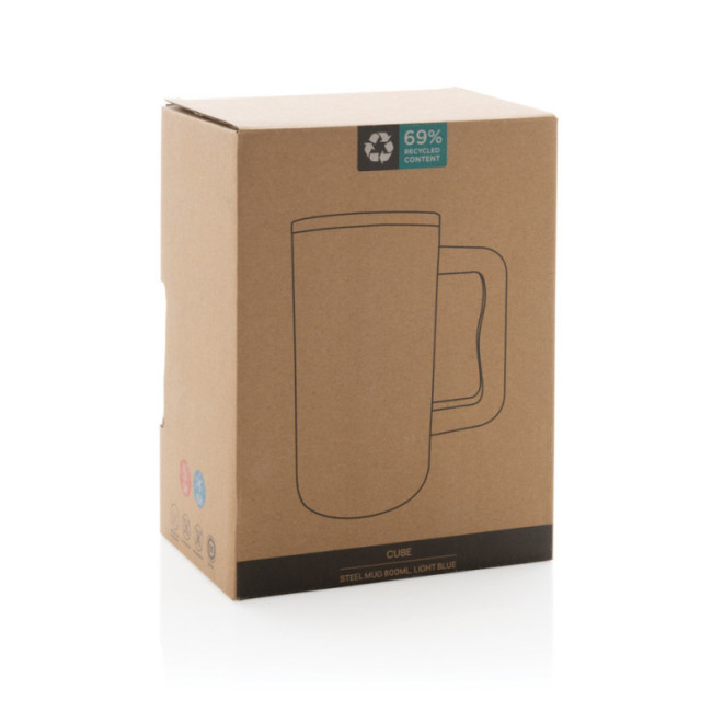 Mug Cube en Acier recyclé 800 ml 
