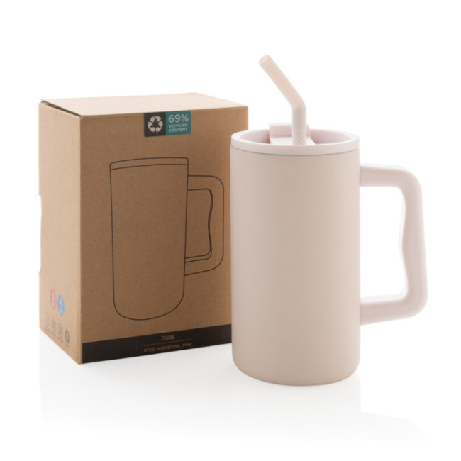 Mug Cube en Acier recyclé 800 ml 