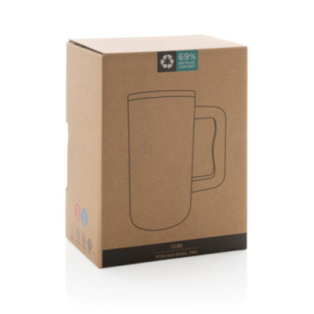 Mug Cube en Acier recyclé 800 ml 