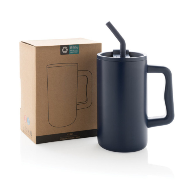 Mug Cube en Acier recyclé 800 ml 