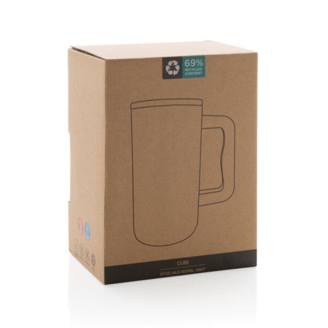Mug Cube en Acier recyclé 800 ml 
