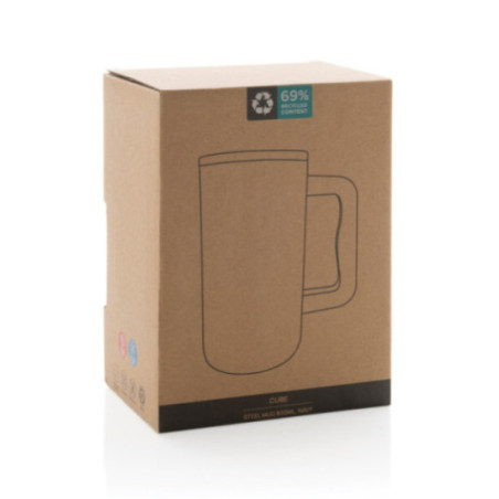 Mug Cube en Acier recyclé 800 ml 