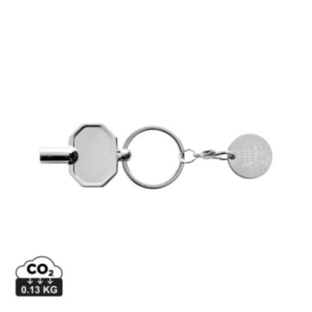 Porte-clés jeton et clé de radiateur en alliage de zinc RCS 