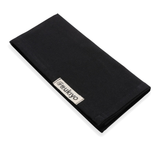 Set de 4 serviettes de table en coton recyclé Ukiyo 