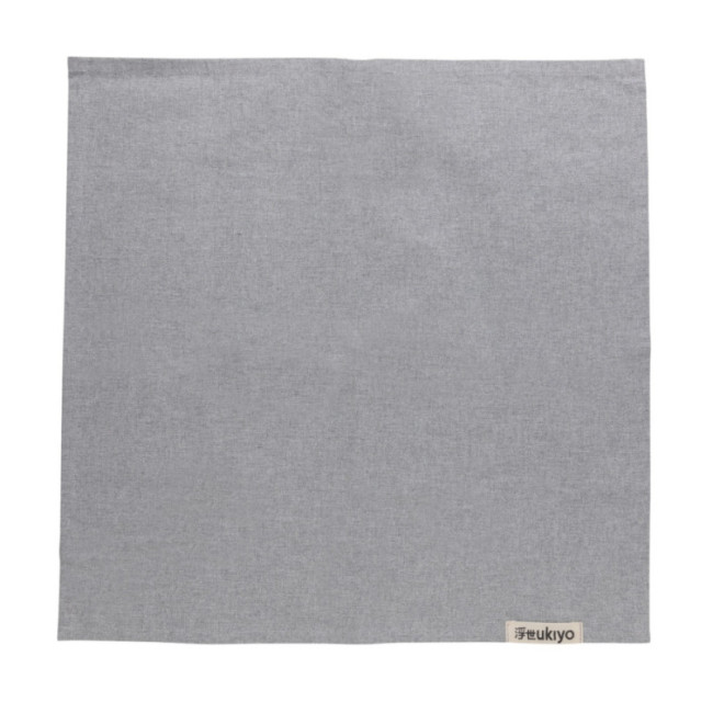 Set de 4 serviettes de table en coton recyclé Ukiyo 