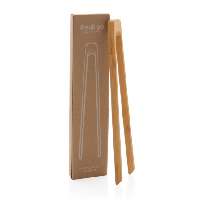 Pince de service personnalisée en bambou Ukiyo 
