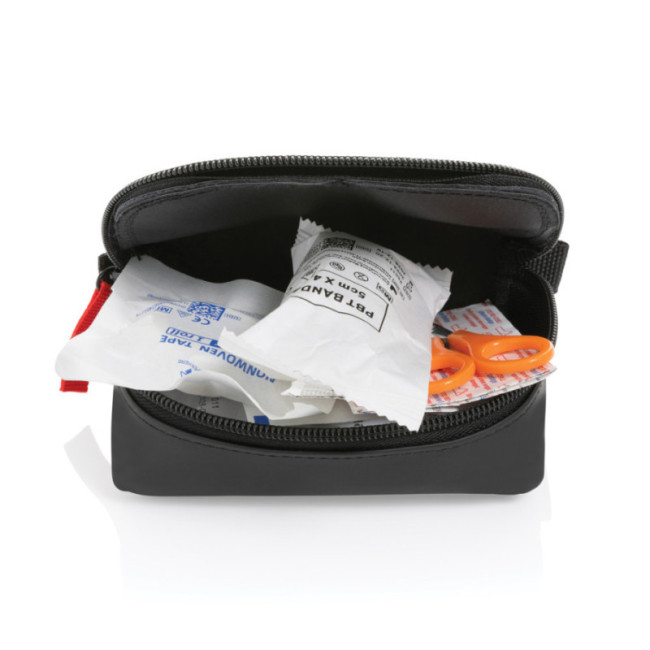 Set premiers secours taille poste en PU nubuck recyclé RCS 