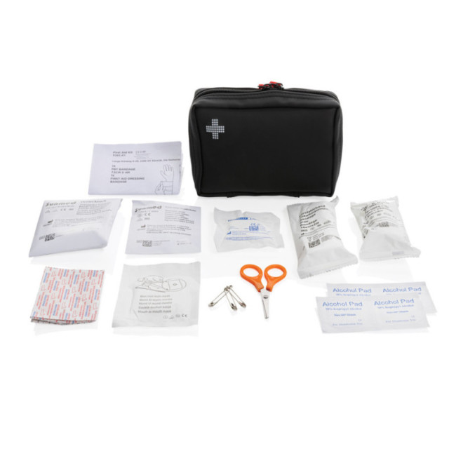 Set de premiers secours en PU nubuck recyclé RCS 