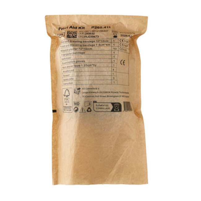 Set de premiers secours en PU nubuck recyclé RCS 