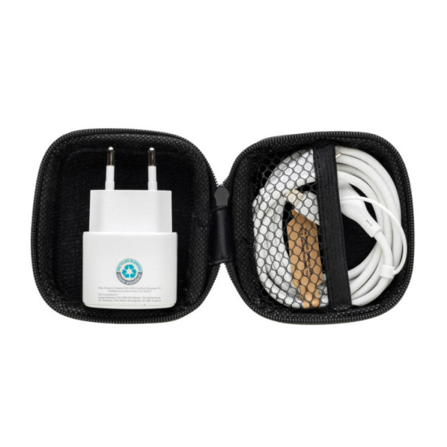 Set câble et chargeur 20W en PET recyclé RCS Boost 