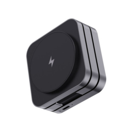 Chargeur 15W pliable 3-en-1 en aluminium recyclé RCS Terra 
