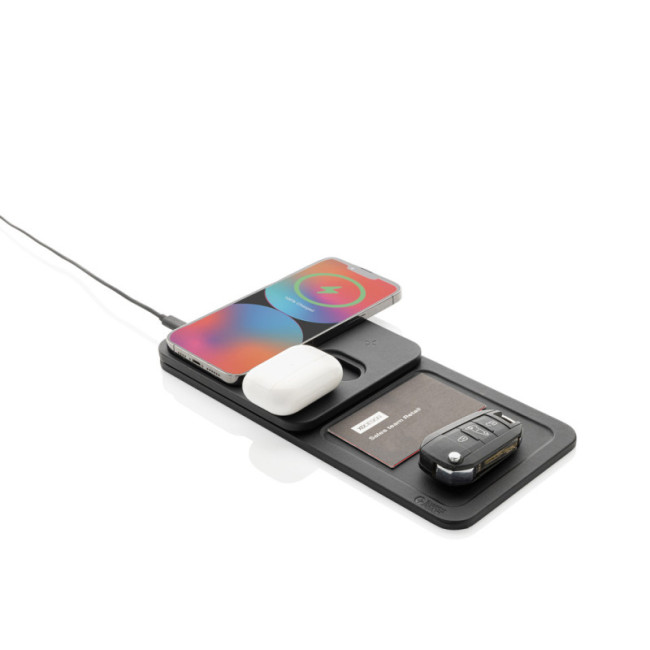 Chargeur de bureau personnalisé 3-en-1 Swiss Peak 