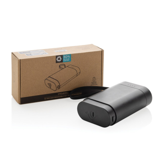 Powerbank avec batterie amovible 10.000 mAh Cyclecell 