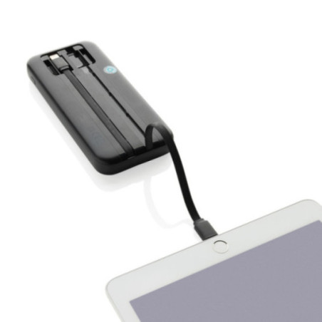 Powerbank publicitaire 10.000mAh avec câbles Turbopack 