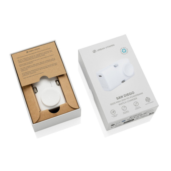 Powerbank personnalisée 20W PD Urban Vitamin San Diego 