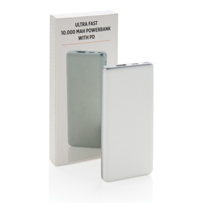 Batterie de secours personnalisée Ultra rapide 10.000 mAh 