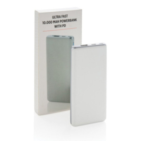 Batterie de secours personnalisée Ultra rapide 10.000 mAh 