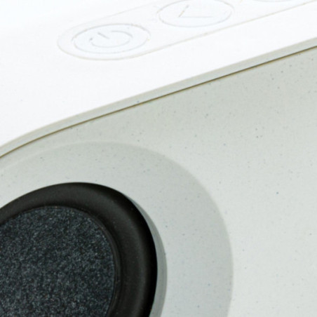 Enceinte personnalisée 10W en plastique recyclé et liège Oregon 