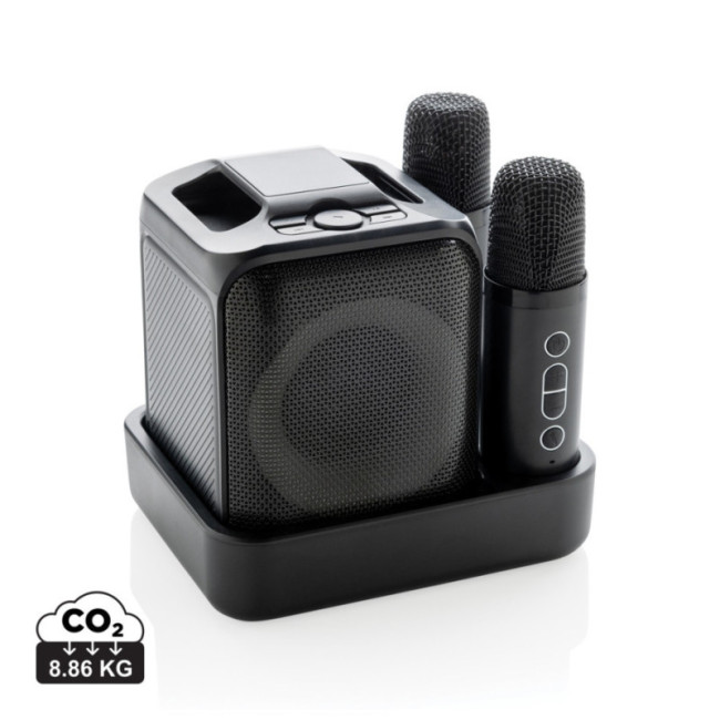 Set karaoké personnalisé en plastique recyclé SingVIBE 