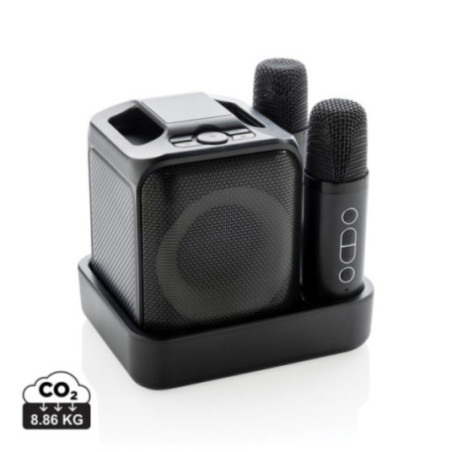 Set karaoké personnalisé en plastique recyclé SingVIBE 