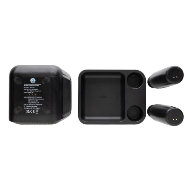 Set karaoké personnalisé en plastique recyclé SingVIBE 
