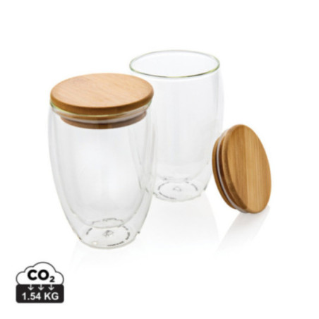 Set de 2 Verres personnalisables à double paroi 350ml 