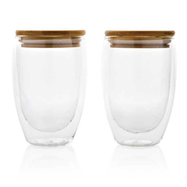 Set de 2 Verres personnalisables à double paroi 350ml 